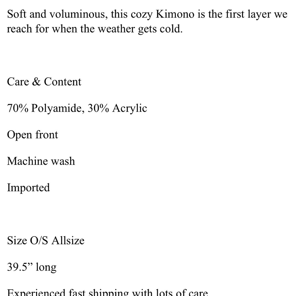 Anthropologie NWOT Chic Black and White Long Cardigan O/S - Picture 14 of 14